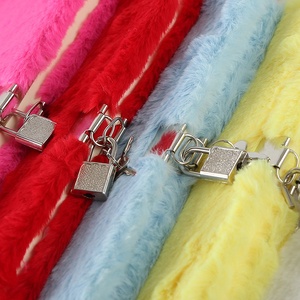 ปกสมุดไดอารี่ผ้ากำมะหยี่สีสำหรับเด็กผู้หญิงปกแข็งน่ารักมีกุญแจล็อก - Product Image 3