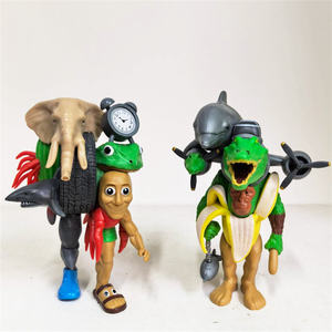 HY fábrica al por mayor Tung Sahur palo hombre divertido plátano mono abstracto edificio tiburón juguete figura estatua - Product Image 1