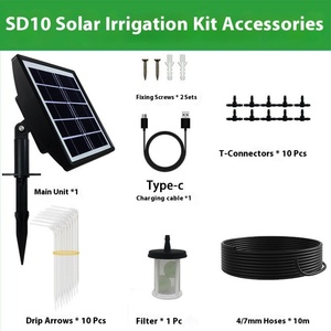 Sistema de Riego Inteligente de Plástico con Energía Solar, Llave de Riego Temporizada, Aspersor para Flores, Herramienta de Riego Premium - Product Image 6