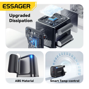 ESSAGER ES-CD53 UK US EU 20W <span class=keywords><strong>30W</strong></span> PD QC3.0 Mini Portable Voyage Mur Type <span class=keywords><strong>Usb</strong></span> <span class=keywords><strong>C</strong></span> <span class=keywords><strong>Chargeur</strong></span> Rapide de Téléphone Portable pour Iphone Pad - Product Image 5