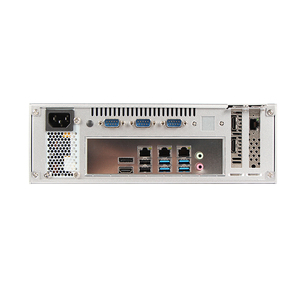 Boîtier PC industriel robuste compatible processeurs Intel 6-9, double <span class=keywords><strong>DP</strong></span>, double RAM DDR4, 6 ports série, 10 ports USB, triple LAN, stockage SATA/M.2, ATX - Product Image 5