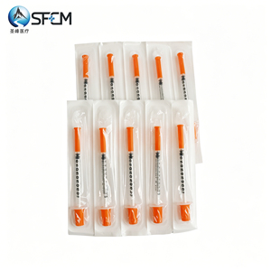 Jeringa de Insulina Desechable de Grado Médico de Alta Calidad de 1 ml para Inyección de Insulina para la <span class=keywords><strong>Diabetes</strong></span> - Product Image 3