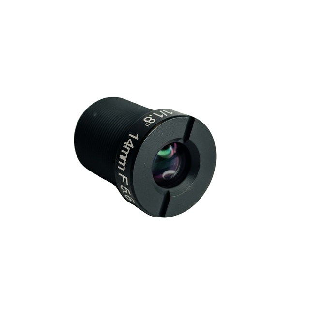 1/1.8" 14mm Focal Length F5.6 Machine Vision M12 S Mount Lens High Performance Low Distortion Optical Lens for FA Camera