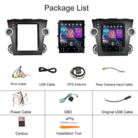 Autoradio Android Podofo Autoradio à écran vertical 9.7 "pour Toyota Highlander 2009-2014 Carplay & Android Auto GPS WIFI BT