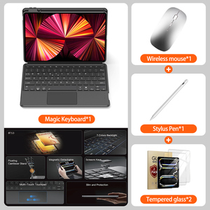 เคสคีย์บอร์ด <span class=keywords><strong>iPad</strong></span> <span class=keywords><strong>Pro</strong></span> 11 นิ้ว รุ่นขายดี พร้อมแป้นพิมพ์แยกแบบ Magic Keyboard ปรับมุมได้หลายระดับ เหมาะสำหรับการเรียนรู้ - Product Image 2