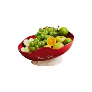 Bol à fruits avec pieds en plastique de qualité alimentaire, plateau à collation créatif et décoratif <span class=keywords><strong>pour</strong></span> la cuisine, la maison et les fêtes - Product Image 5