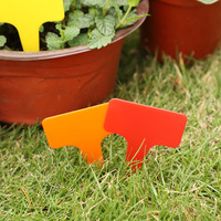 Étiquettes de jardin en forme de T pour plantes succulentes, fleurs, piquets de sol, marqueurs de pots de fleurs en plastique imperméables, fabricant en gros