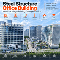 Structure en acier préfabriquée GloStar pour la construction de bureaux, d'appartements, de bâtiments commerciaux et de bâtiments à plusieurs étages