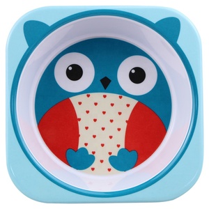 Bộ đồ ăn trẻ em bằng sợi tre melamine thân thiện với môi trường, không độc hại, họa tiết động vật và thiết kế tối giản, dùng trong gia đình - Product Image 5