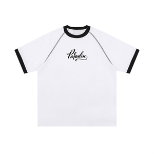 Venta <span class=keywords><strong>al</strong></span> <span class=keywords><strong>por</strong></span> <span class=keywords><strong>mayor</strong></span> <span class=keywords><strong>de</strong></span> algodón pesado Camiseta <span class=keywords><strong>de</strong></span> manga raglán para los hombres personalizable Ringer Design Oversized Fit Impresión digital 100% algodón - Product Image 3
