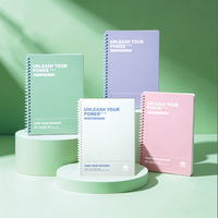 Offre Spéciale – Carnet A5 à spirale, 50 feuilles, couverture en PP souple, vente en gros, logo personnalisé disponible