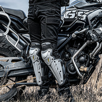 Genouillères de moto personnalisées en acier inoxydable, fabrication sur mesure |   Ensemble de protège-coudes articulés pour motocross |   Équipement d'équitation professionnel