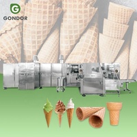 Machine de production automatique de mini gaufres roulées de haute qualité, biscuits sucrés, cornets de crème glacée pour la fabrication