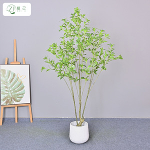 ต้นมะกอกประดิษฐ์ Zhi Yi สูง 230 ซม. ต้นไม้ตกแต่งภายในบ้านเสมือนจริงสำหรับงานขึ้นบ้านใหม่ - Product Image 3