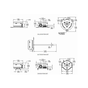 Dwyer Msx Series Magnesense Differential Pressure Transmitter Optional <b>Range</b> 4-20ma Output For Building Automation - Product Image 3