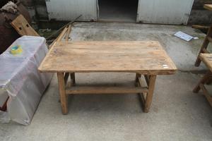 Cổ Truyền Thống Khai Hoang Gỗ Du Đồ Nội Thất Phòng Khách Mộc Mạc Trung Tâm Gỗ Tự Nhiên Bàn Cà Phê - Product Image 4