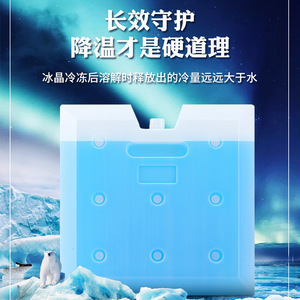 Boîte de glace à cristaux Swift Bright Ice, plaque de glace à changement de phase pour le transport en chaîne du froid, refroidissement instantané, pack de glace bleue - Product Image 5