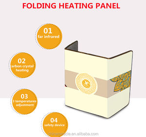 Calentador de Pies Eléctrico Plegable de Oficina, Panel Portátil de Calentamiento Infrarrojo, Poliéster Impermeable, Protección Contra Sobrecalentamiento, para <span class=keywords><strong>Mesa</strong></span> del Hogar - Product Image 2