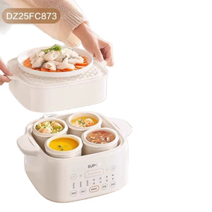 หม้อหุงช้าไฟฟ้าซูปอร์ 4.5 ลิตร หม้อในเซรามิกอเนกประสงค์ หม้อนึ่งอัตโนมัติสำหรับซุปและตุ๋น - Product Image 5