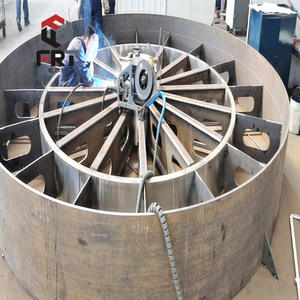 Tornio Verticale da 5 Metri per Lavorazione di Grandi Cilindri; Attrezzatura per Saldatura di Manicotti Interni Non Standard; Apparecchiature per la Lavorazione del Petrolio - Product Image 3