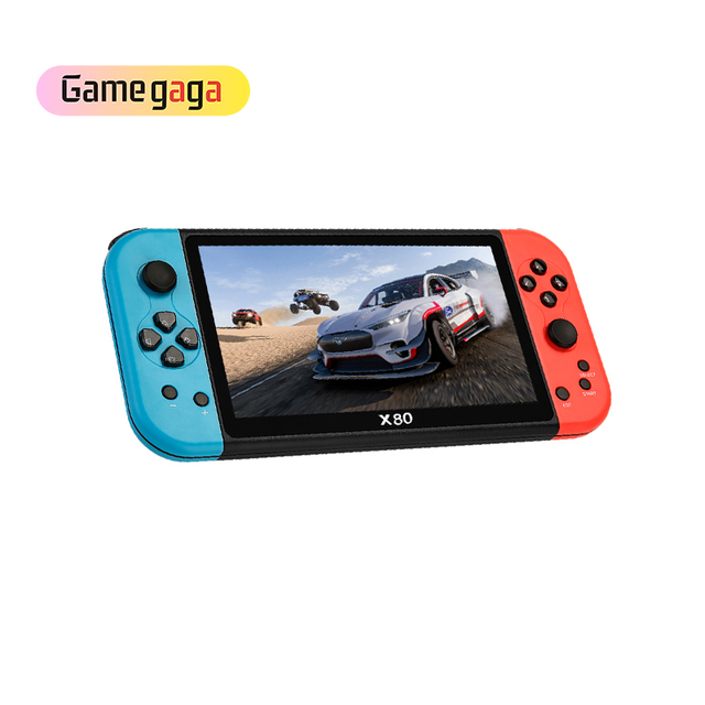 Yo X80 Handheld Game Player 7 Inch Large Screen Built in 20000 Classic Games Retro Video Game Console  for Kids Gift