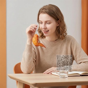 Llavero de ala de pollo de simulación al por mayor, regalo promocional para restaurante, Acción de Gracias, Navidad, recuerdos de fiesta de Navidad, colgante de <span class=keywords><strong>comida</strong></span> - Product Image 4
