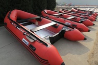 Bateau pneumatique rapide en caoutchouc pour 7 personnes, 420 cm, avec certification CE