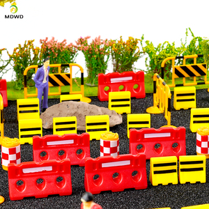 Barrera de carretera de Material ABS a escala 1/18, modelo de escena en <span class=keywords><strong>miniatura</strong></span> <span class=keywords><strong>para</strong></span> paisaje de carretera de mesa de arena - Product Image 1