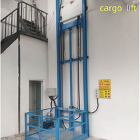 Plateformes de chargement robustes de qualité supérieure, élévateur de marchandises hydraulique électrique avec rail de guidage pour entrepôt, escalier et extérieur