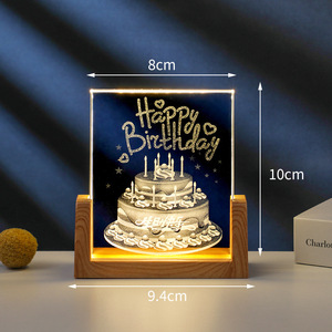 Luce Notturna LED a Forma di Luna e Stelle, Alimentata via USB, Design Moderno e Minimalista, Ornamento da Scrivania, Decorazione per la Casa, Regalo di Compleanno - Product Image 4