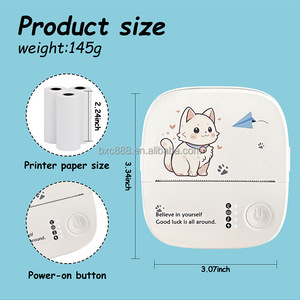 Kho Mini Xách Tay Không Dây Nhiệt Máy In Nhãn Với Cho 203Dpi Cho IOS Và <span class=keywords><strong>Android</strong></span> - Product Image 2