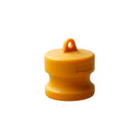 Bouchon anti-poussière en nylon de 1,5 pouce de type Camlock DP avec anneau, capuchon de raccord mâle de 63 mm, raccord de protection résistant aux produits chimiques pour extrémité de tuyau