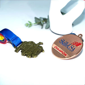 Medallas de metal personalizadas de alta calidad Ghana University Marathon Fun Run Kickboxing Sublimación en blanco Premios Titular Premium Craft - Product Image 5