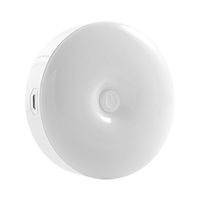 Lampe d'escalier à détecteur de mouvement LED, rechargeable par USB, sans fil, magnétique, pour armoire, couloir, éclairage intérieur