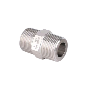 Chất lượng cao 316 thép không gỉ đánh bóng đúc kỹ thuật kép 3/4 "NPT <span class=keywords><strong>Hex</strong></span> núm vú 1/8"-4 "<span class=keywords><strong>Hex</strong></span> núm vú - Product Image 6