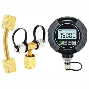 Pengukur Vakum Digital Micron <span class=keywords><strong>Vacuum</strong></span> <span class=keywords><strong>Gauge</strong></span> 1/4 Inch dengan Adaptor T, Penguji Tekanan Vakum Refrigeran dengan Sensor <span class=keywords><strong>Pirani</strong></span> - Product Image 1