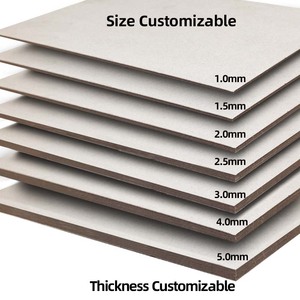 350g Hochfeste Laminierte Spanplatte Graupappe für Bucheinbandbindung/Puzzleherstellung Grauer Karton - Product Image 4