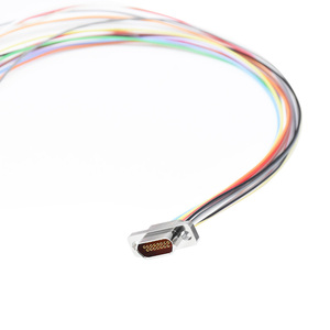 D-SUB видео Ethernet VGA J30J DB-<span class=keywords><strong>15</strong></span> <span class=keywords><strong>15</strong></span>-контактный разъем винт Клеммная Панель Крепление промышленный припой прямой штекер 200 мм провод питания - Product Image 2