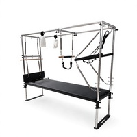 Table de Pilates Cadillac Trapeze à cadre en aluminium, multifonction, ressorts allemands, certifiée CE, pour salle de sport à domicile ou studio, garantie 5 ans