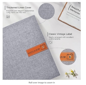 Popotop <span class=keywords><strong>Photo</strong></span> <span class=keywords><strong>Album</strong></span> Auto-Adhésif Scrapbook <span class=keywords><strong>Album</strong></span> pour 4x6 5x7 8x10 Photos Cadeaux D'anniversaire pour Femmes Mariage Bébé Famille <span class=keywords><strong>Voyage</strong></span> - Product Image 3