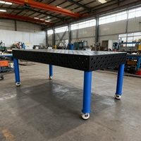 Plateforme de soudage 3D, table de soudage, station de soudage Meisida, acier Q355, traitement nitruré, utilisation sans électricité