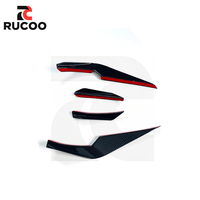 Ailerons avant en carbone sec style KB pour BMW G80 G81 M3 G82 G83 M4, finition brillante préimprégnée, ailerons aérodynamiques en carbone