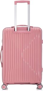 <span class=keywords><strong>Valise</strong></span> de cabine unisexe CELIMS grande rouge en polypropylène avec roulettes pivotantes, serrure TSA, poignée <span class=keywords><strong>souple</strong></span> et étanche, design tendance - Product Image 5