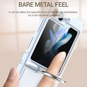 Funda protectora para teléfono con Finger Loop Hard PC Handheld Case con soporte para anillo para Samsung <span class=keywords><strong>Z</strong></span> <span class=keywords><strong>Flip</strong></span> 5 4 <span class=keywords><strong>3</strong></span> - Product Image 5