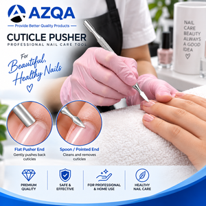 Pousse-cuticules en acier inoxydable, kit d'outils de manucure pour nail art, cuillère de retrait durable pour salon et soins des mains et des pieds à domicile - Product Image 4