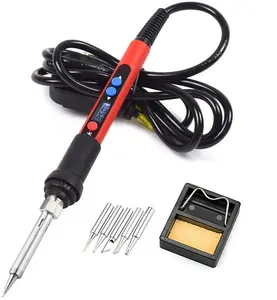 80W Digital LCD Screen display Electric Soldering Irons Adjustable Temperature electronic soldering iron welding tool