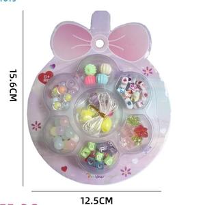 ชุดทำสร้อยข้อมือลูกปัด DIY ของเล่นเสริมพัฒนาการสร้างสรรค์ สนุกสนาน ทำมือ ของขวัญสำหรับเด็กผู้หญิง ขายส่ง - Product Image 4