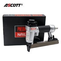 Agrafeuse pneumatique industrielle ASCOTT 8016, agrafeuse à air 21GA pour le fixation de meubles et de tissus d'ameublement, certifiée CE, grapadora aire