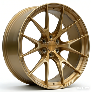 Jantes <span class=keywords><strong>en</strong></span> alliage d'aluminium T6061 forgées monobloc à cinq branches, haute résistance, légères, taille personnalisée 18-22 pouces, européennes - Product Image 6