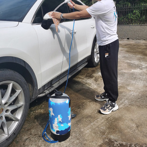 Sac à eau domestique <span class=keywords><strong>Non</strong></span> <span class=keywords><strong>solaire</strong></span> 12l pour Camping en plein air, bain sauvage, sac Portable pour <span class=keywords><strong>douche</strong></span> - Product Image 5
